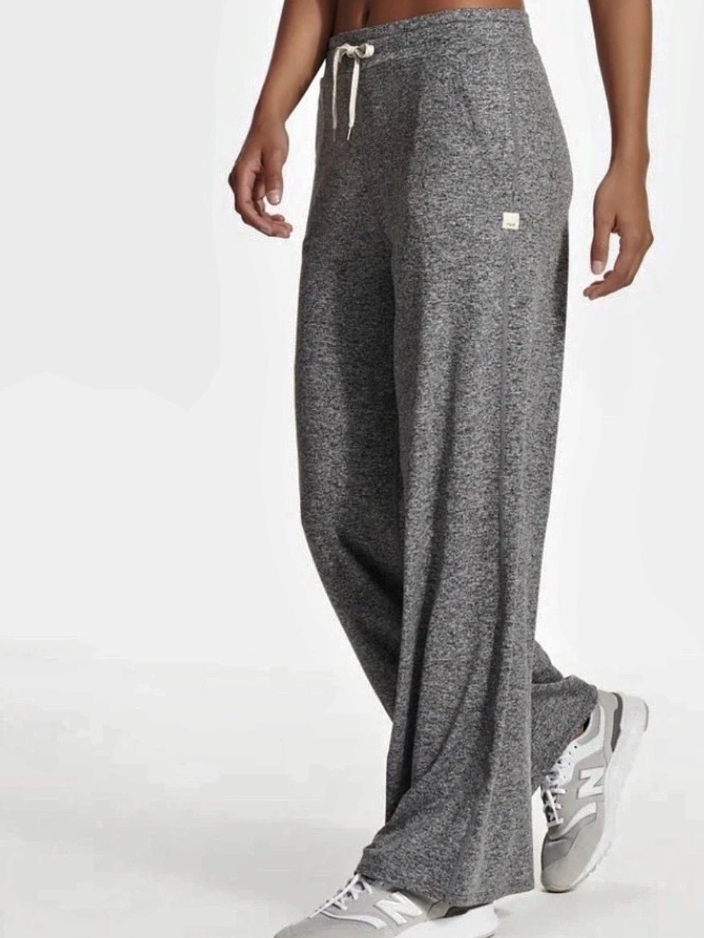 Vuori Halo Essential Wideleg Pant Wide Leg Pants Gray Medium